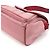 Céline Borsa a tracolla con patta in nylon e pelle rosa - vista 8