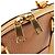 Marc Jacobs Borsa 2-Way Bowery in pelle martellata beige - vista 7