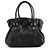 Marc by Marc Jacobs Borsa Tote Classica Q in pelle nera con coulisse - vista 3