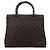 Bamboo Gucci Borsa Tote in tela GG marrone con bambù - vista 3