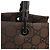 Bamboo Gucci Borsa Tote in tela GG marrone con bambù - vista 6