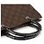 Bamboo Gucci Borsa Tote in tela GG marrone con bambù - vista 9