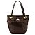 Coach Borsa Tote 2-Way 14417 in nylon trapuntato marrone
