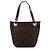 Coach Borsa Tote 2-Way 14417 in nylon trapuntato marrone - vista 3