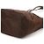 Coach Borsa Tote 2-Way 14417 in nylon trapuntato marrone - vista 9