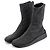 Prada Fall 1999 Anthracite Wool Platform Boots