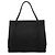 Prada Borsa Tote in Nylon Tessuto Nero - vista 3