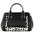 Chloé Borsa a mano Alice in pelle e pelo di vitello bianco e nero
