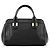 Chloé Borsa a mano Alice in pelle e pelo di vitello bianco e nero - vista 3