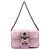 Prada Mini mala BR2765 em cetim rosa com fivela de cristal