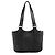 Marc by Marc Jacobs Borsa Tote in pelle nera con tasca frontale - vista 3