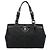 Coach Borsa Tote F14415 Black Signature Turnlock