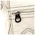 Marc by Marc Jacobs Borsa a tracolla in pelle avorio multi-tasche - vista 7