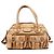 Chloé Borsa Tote Edith in pelle bronzo metallizzato