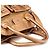 Chloé Borsa Tote Edith in pelle bronzo metallizzato - vista 10