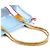 Miu Miu Spring 1999 Blue Mesh Tricolor Mini Boston Bag - Ansicht 10