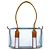 Miu Miu Spring 1999 Blue Mesh Tricolor Mini Boston Bag - Ansicht 3
