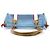 Miu Miu Spring 1999 Blue Mesh Tricolor Mini Boston Bag - Ansicht 4