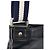Marc Jacobs Navy Leder 2-Way Bag mit gestreiftem Griff - Ansicht 6
