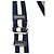 Marc Jacobs Navy Leder 2-Way Bag mit gestreiftem Griff - Ansicht 7
