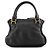 Chloé Borsa Marcie 2-Way in pelle martellata nera - vista 3