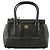 Coach Borsa Tote 11047 in pelle nera con chiusura turnlock