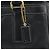 Coach Borsa Tote 11047 in pelle nera con chiusura turnlock - vista 7