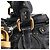 Chloé Borsa a tracolla Paddington in pelle nera - vista 7