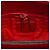 Prada Borsa a tracolla B8889 Beige Red Canapa Tea - vista 13