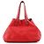 Miu Miu mala Tote em pele de vitela vermelha com fivela