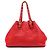 Miu Miu mala Tote em pele de vitela vermelha com fivela - vista 3