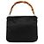 Bamboo Gucci Mini Borsa 2-Way in Raso Nero e Bambù - vista 3