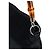 Bamboo Gucci Mini Borsa 2-Way in Raso Nero e Bambù - vista 6