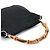Bamboo Gucci Mini Borsa 2-Way in Raso Nero e Bambù - vista 9