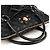 Marc Jacobs mala Tote de Couro Acolchoado Preta com Laço - vista 10