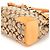 Coach Borsa a mano FS8K06 Beige Tan Signature Canvas - vista 8