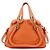 Chloé Borsa a tracolla 2-Way Paraty in pelle arancione - vista 3