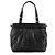 Coach Borsa Tote Hamptons in pelle martellata nera F12476 - vista 3