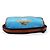 Dolce & Gabbana Borsa a tracolla Predators in tela denim blu - vista 4