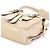 Chloé Borsa Tote 2-Way Bay in pelle beige - vista 13