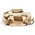 Chloé Borsa Tote 2-Way Bay in pelle beige - vista 4