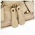 Chloé Borsa Tote 2-Way Bay in pelle beige - vista 8