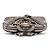 Yves Saint Laurent 160950 Borsa Tote Muse in pelle metallizzata - vista 5