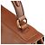 Yves Saint Laurent Borsa 2-Way Muse Two in pelle marrone chiaro - vista 8