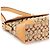 Coach Borsa a tracolla 2-Way Beige Signature Turnlock F13066 - vista 8