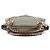 Chloé Borsa 2-Way Marcie in pelle borchiata grigia - vista 4