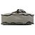 Chloé Borsa 2-Way Marcie in pelle borchiata grigia - vista 5