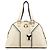 Yves Saint Laurent 156464 Borsa Tote Muse in pelle avorio