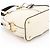 Yves Saint Laurent 156464 Borsa Tote Muse in pelle avorio - vista 11