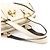 Yves Saint Laurent 156464 Borsa Tote Muse in pelle avorio - vista 13